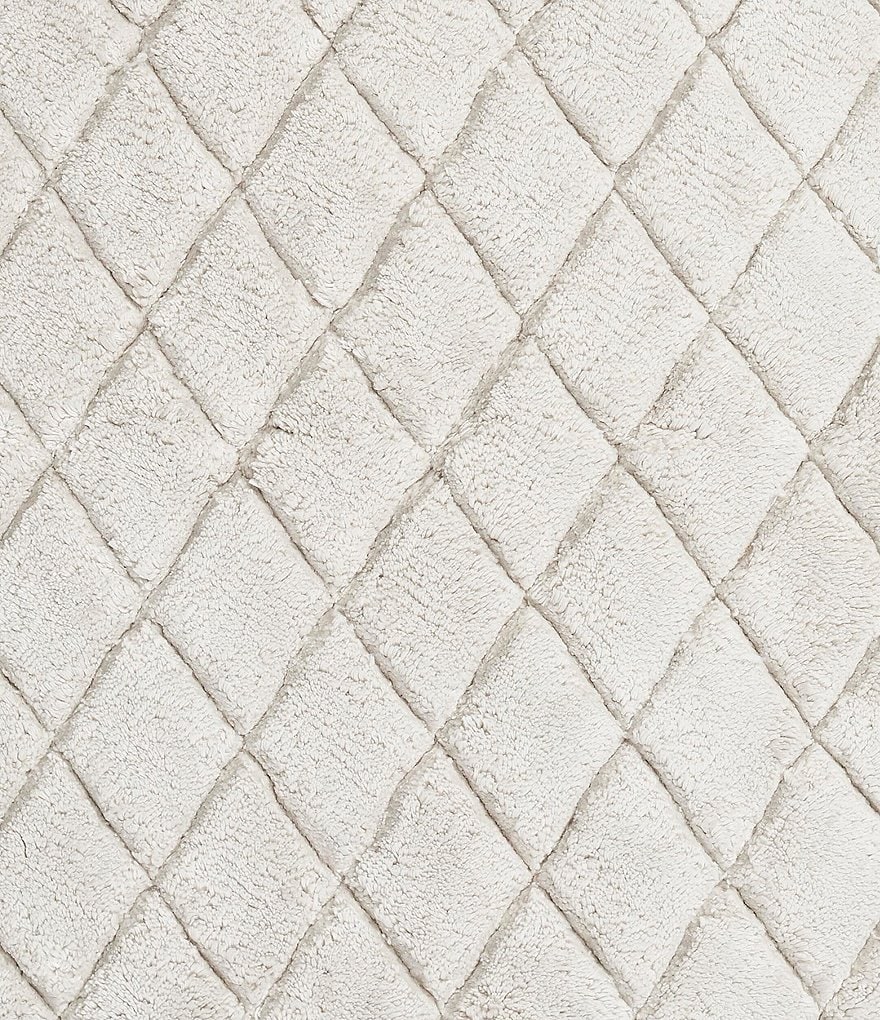 Vera Wang Marquis Diamond Bath Rug 2-Piece Set