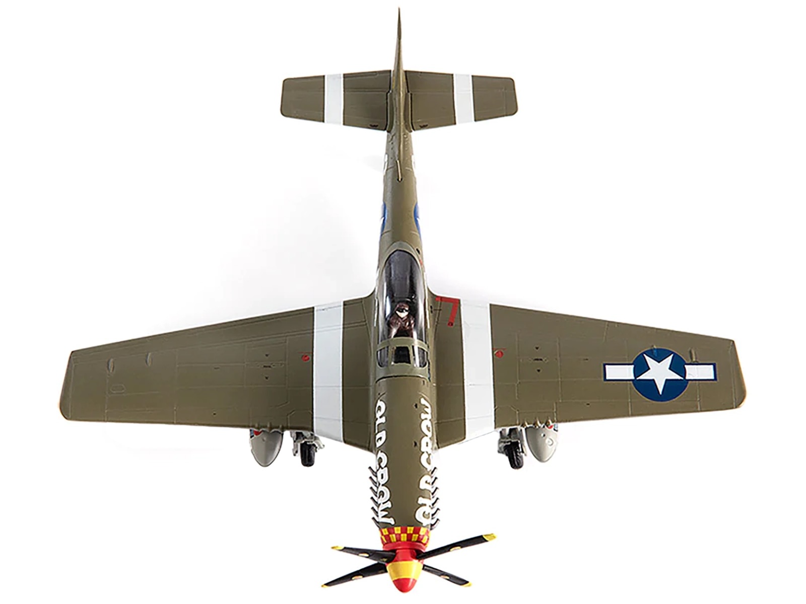 North American P-51D Mustang Fighter Aircraft "Lt. Col. McComas 118th Tactical Reconnaissance Squadron 23rd Fighter Group China" (1945) United States Army Air Force "Air Power Series" 1/48 Diecast Model by Hobby Master