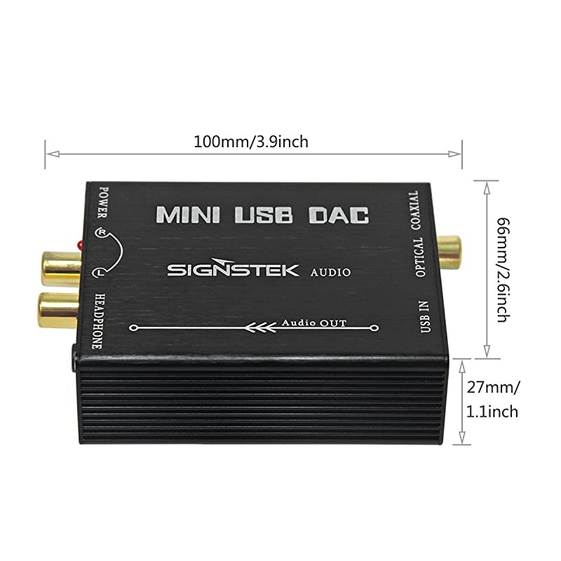 HiFi USB to Coaxial SPDIF Converter Convert Digital to Analogue Signal Mini USB DAC PCM