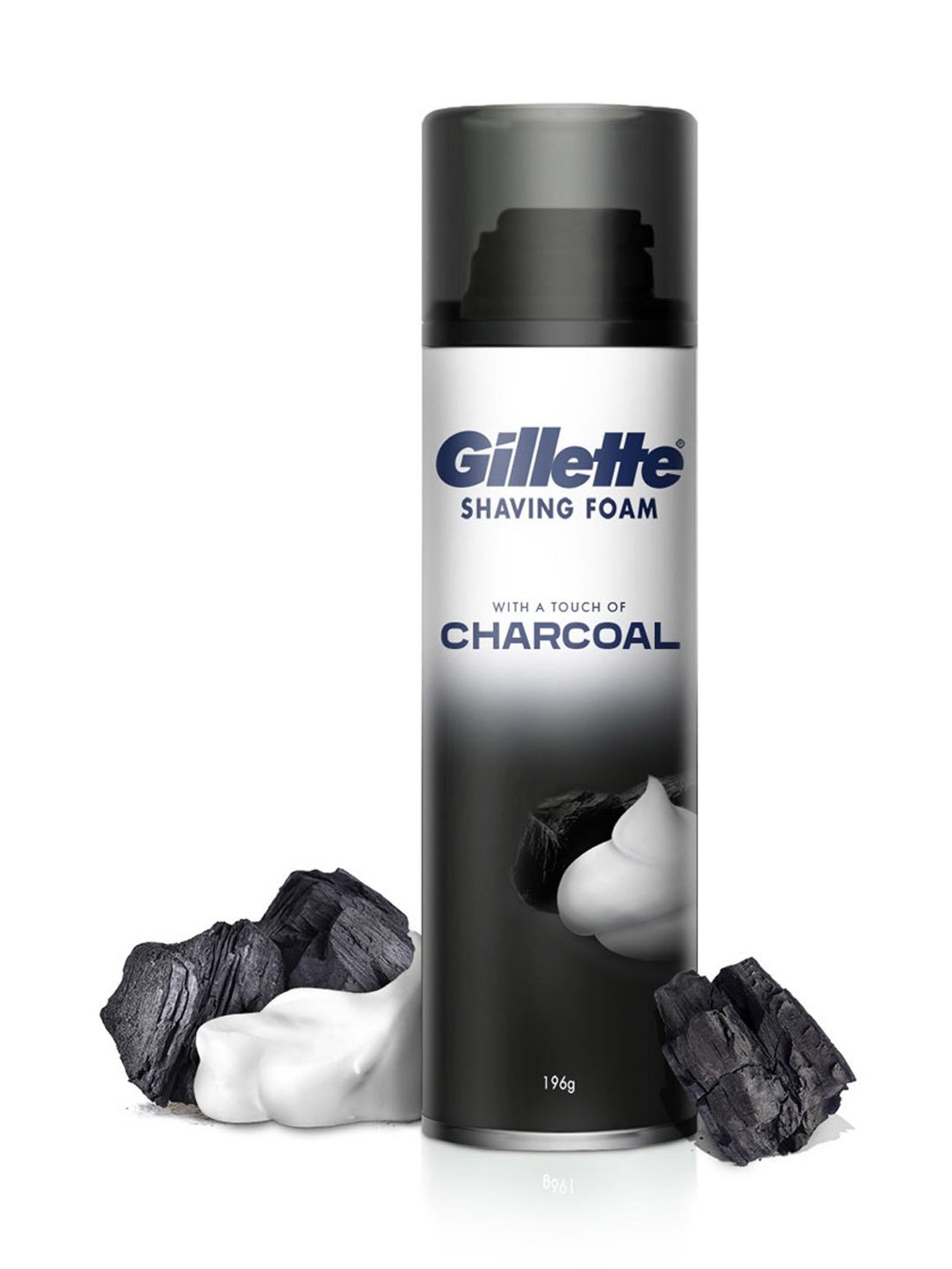 Gillette Pre Shave Foam Charcoal - 196 gm