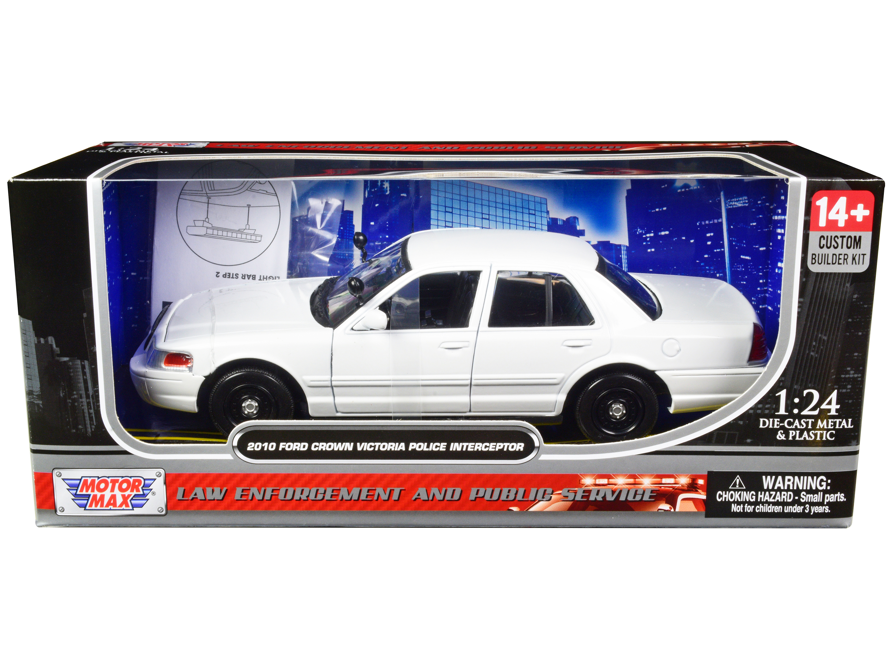 2022 Ford Police Interceptor Utility "RCMP (Royal Canadian Mounted Police)" White "Law Enforcement and Public Service" Series 1/43 Diecast Model Car by Motormax