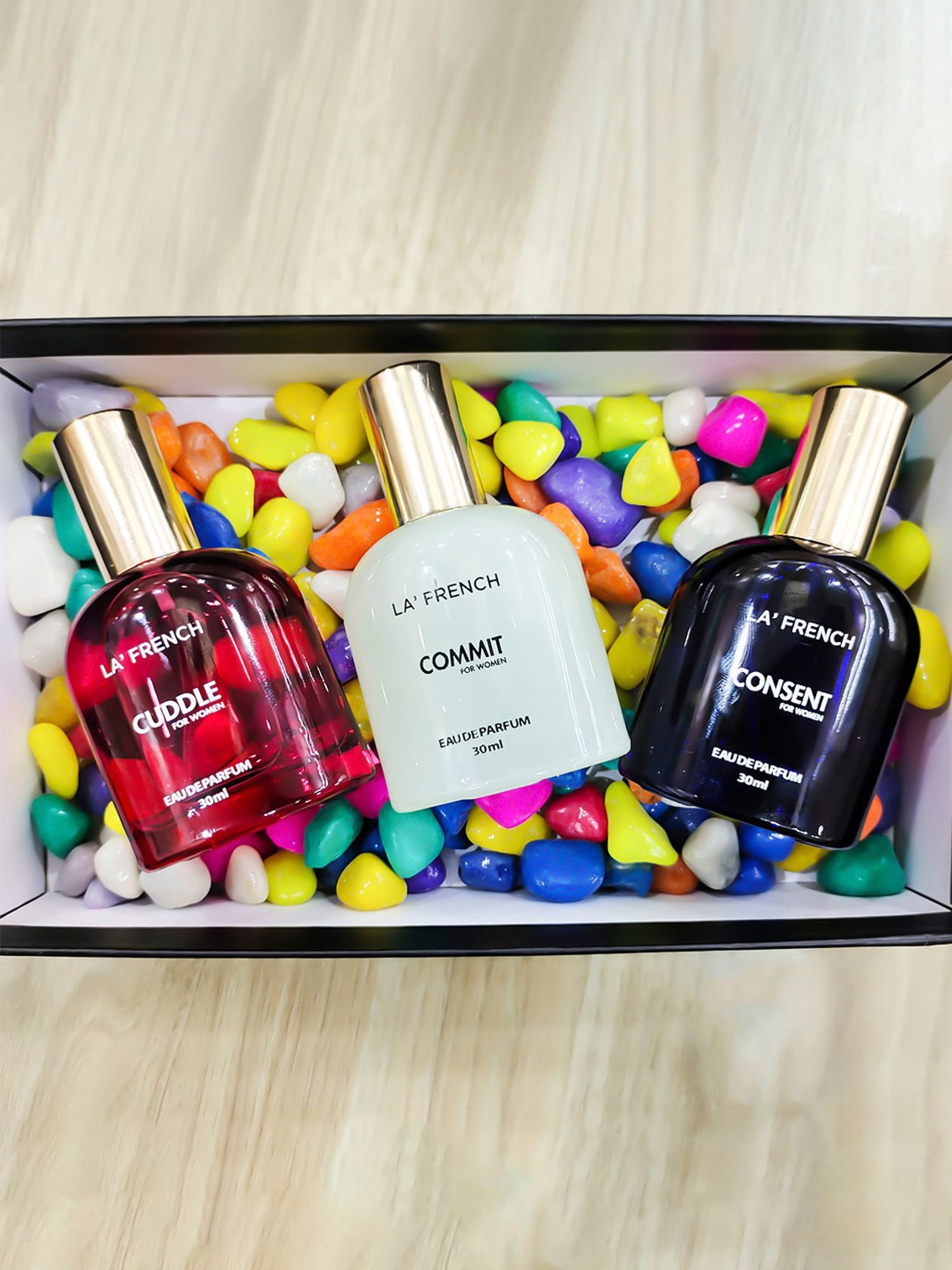 La'french Cuddle, Commit & Consent Eau de Parfum Gift Set for Women