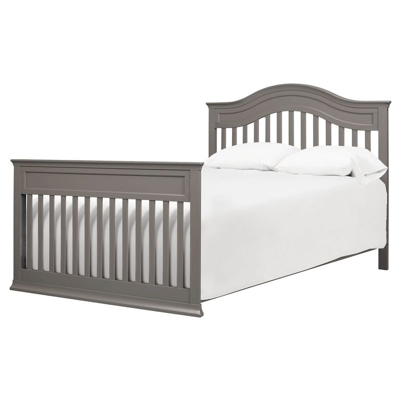 DaVinci Brook 4-in-1 Convertible Crib with Toddler Rail - Slate