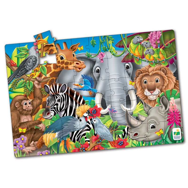 The Learning Journey Jumbo Floor Puzzles Animals of The World 50 pieces