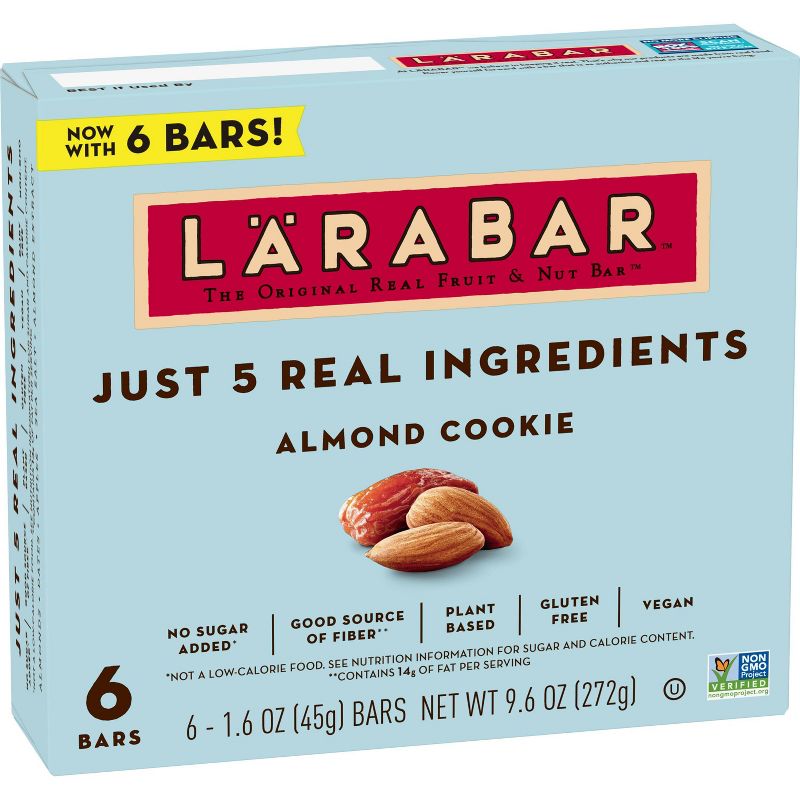 Larabar Almond Cookie Protein Bar - 9.6oz/6ct