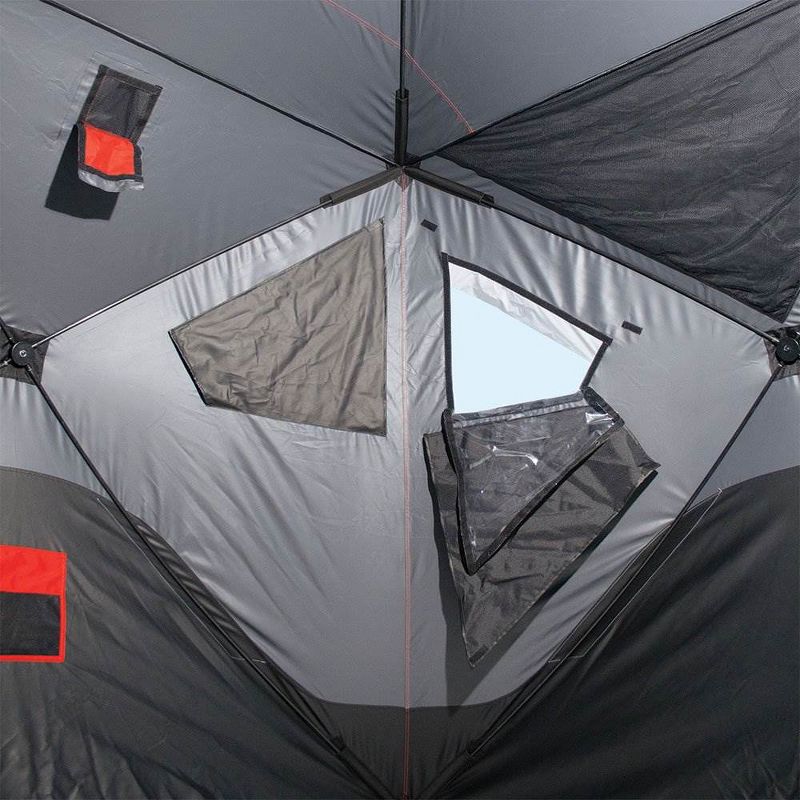 Eskimo FatFish Portable 3-4 Person Pop Up Ice Fishing Shanty Shack Shelter Hut