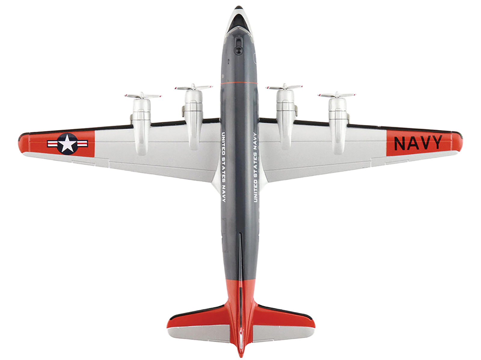 Douglas C-47 Skytrain Transport Aircraft "Night Fright 79th Troop Carrier Squadron 436th Troop Carrier Group D-Day" (1944) United States Army Air Forces 1/100 Diecast Model
