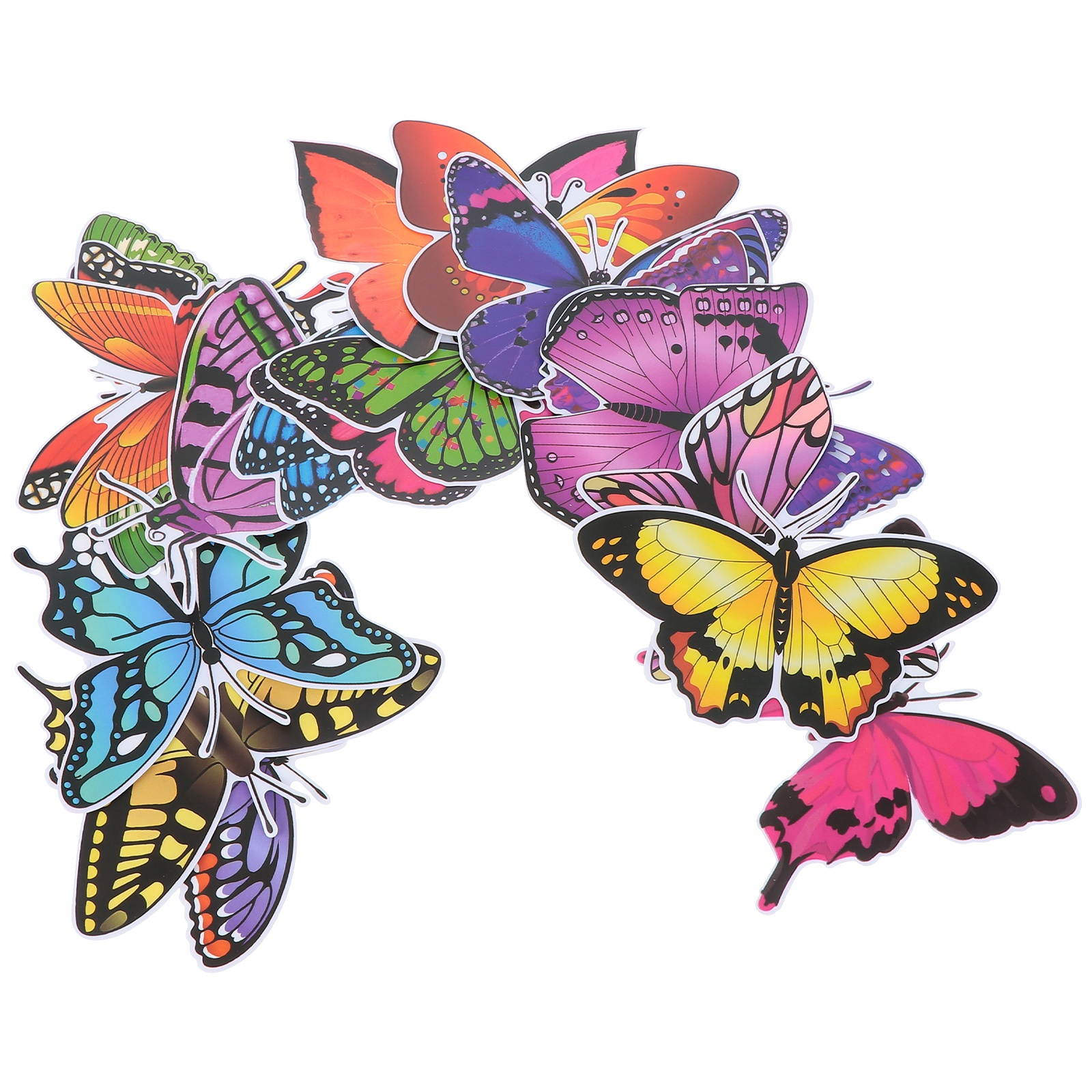 20pcs Butterfly  Fashion  Anti-Collision  Prevent Bird Strikes Clings Paste  Window Clings Glass Sticker for Shop Home