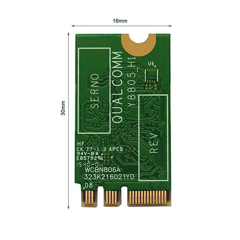 Wireless Network Adapter for LaptopNGFF M2 WiFi Card80211AC 1x1 MIMO24GHz 150Mbps 5GHz 433Mbps Bluetooth 41M2 Bluetooth Wireless AdapterLenovo FRU PN00JT477 FRU PN01AX709