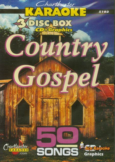 Chartbuster Karaoke CDG 3 Disc Box Set 5102 - Country Gospel