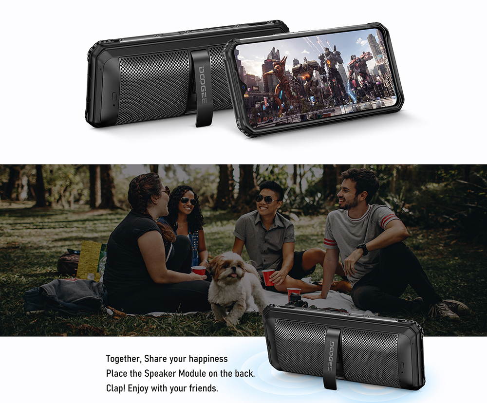 DOOGEE S95 PRO 8+256GB Rugged Smartphone Unlocked Outdoor 4G, Helio P90 Phones Dual SIM, Android 9.0 IP68 Waterproof, 48+8+8+16MP AI Cameras, 6.3 inch, 5150mAh+3500mAh, GPS/NFC/Wireless Charge