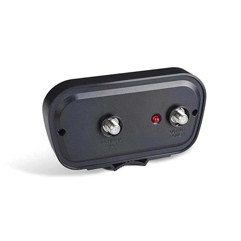 HDTV Preamplifier, TV Antenna Amplifier Signal Booster, HD Digital VHF UHF Amplifier, with 4G LTE Filter