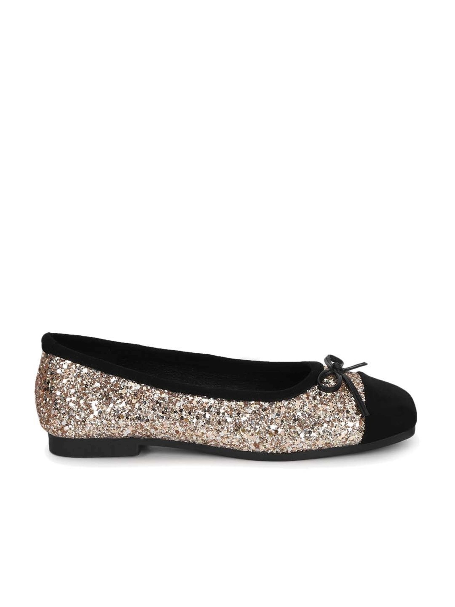 Truffle Collection Women's Golden Flat Ballets