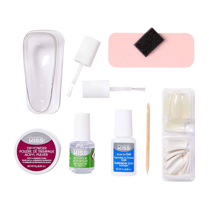 Ardell Nail Addict Blush False Nails Geometric Crystals - 24ct