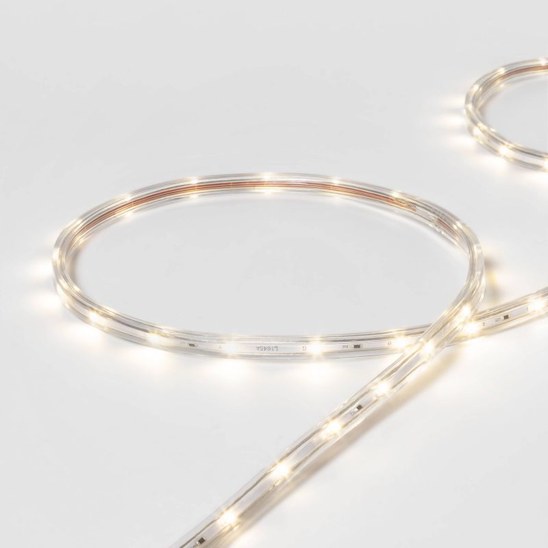 135ct Christmas LED Rope Lights Pure White with White Wire - Wondershop™
