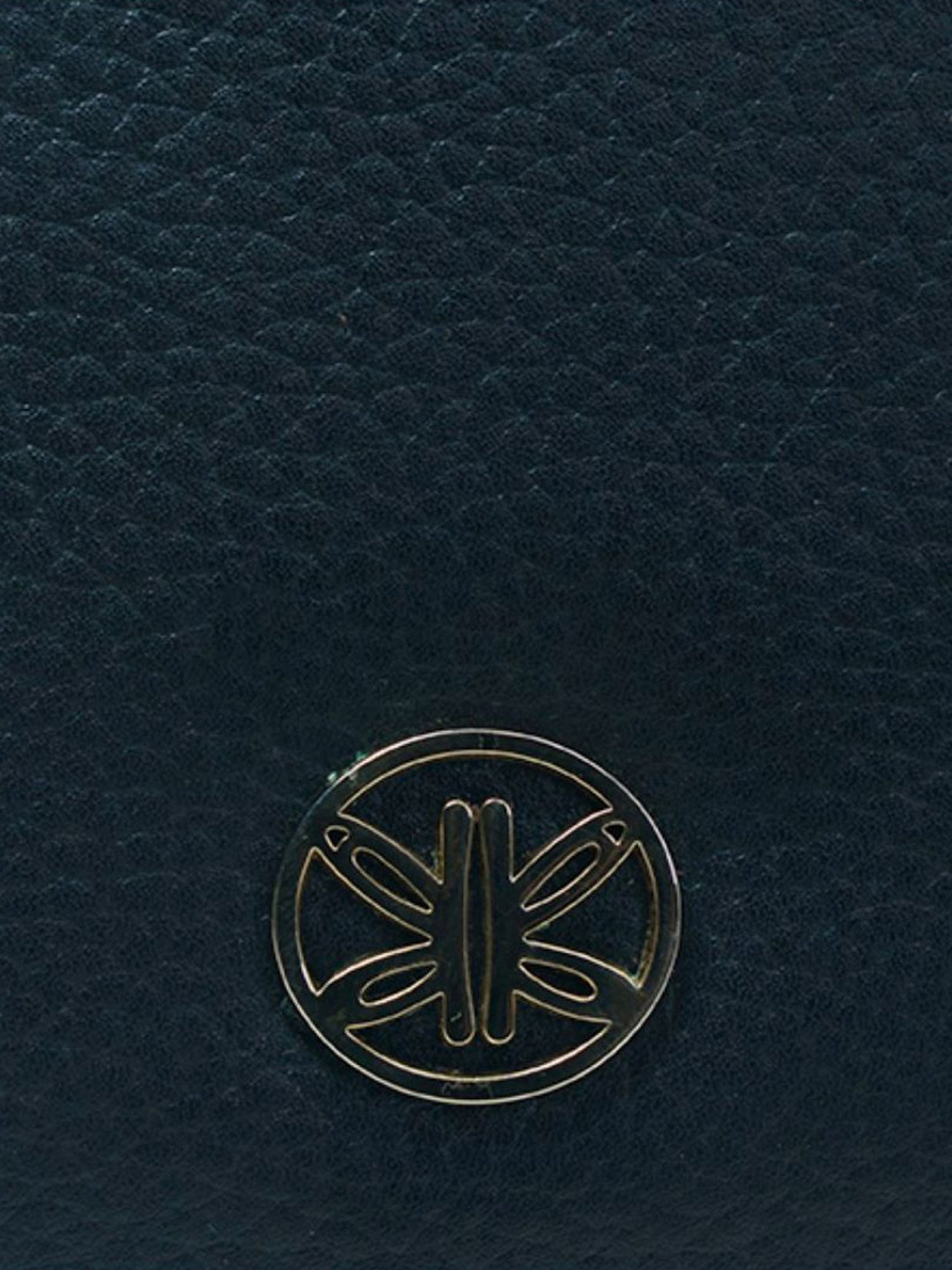 RI2K London Blue Leather Zip around Wallet