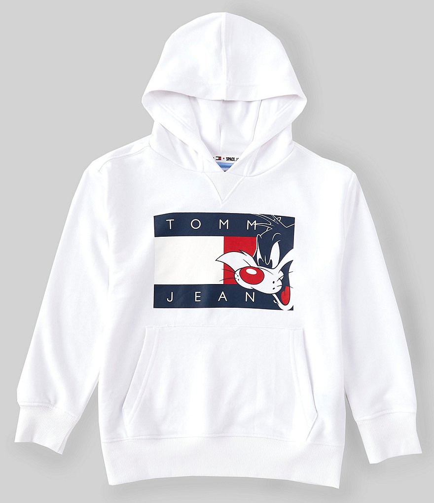 Tommy Hilfiger X Space Jam: New Legacy Big Boys 8-20 Silvester the Cat Pullover Hoodie