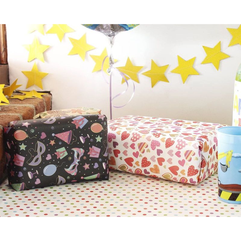 Juvale 24 Sheets Decorative Gift Wrapping Paper for All Occasions, Crafts Supplies (27.5 x 17.2 In)