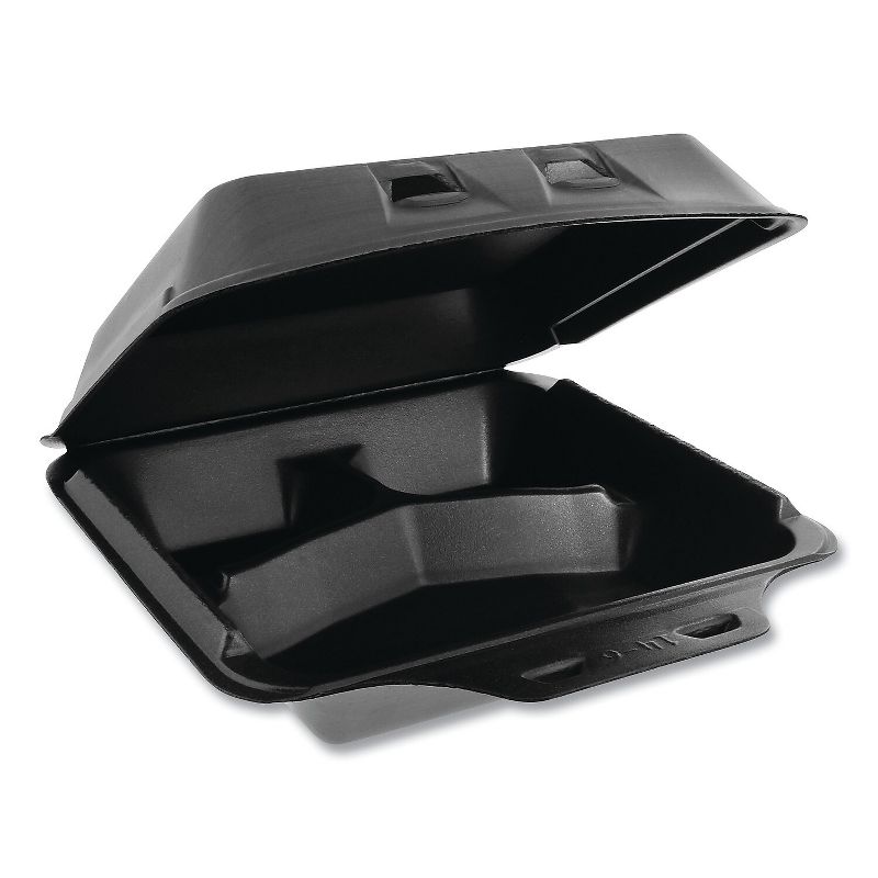 Pactiv Foam Containers, Large, 9x9.5x3.25, 3-Compartment YHLB09030000