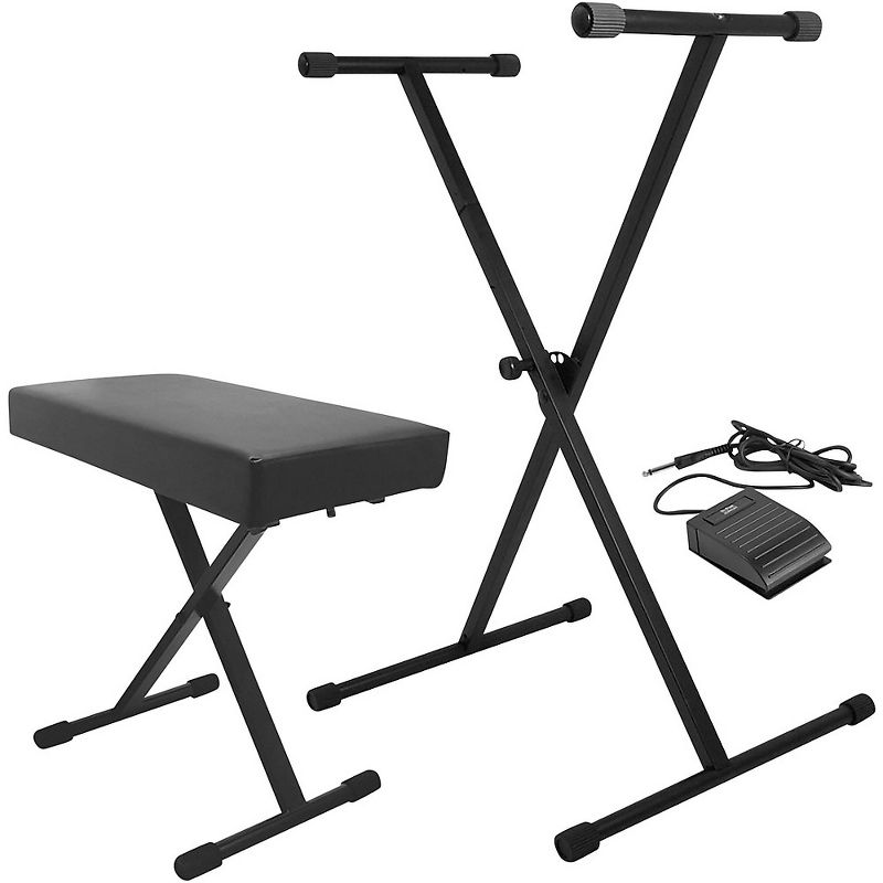 On-Stage KPK6520 Keyboard Stand/Bench Pack with Sustain Pedal