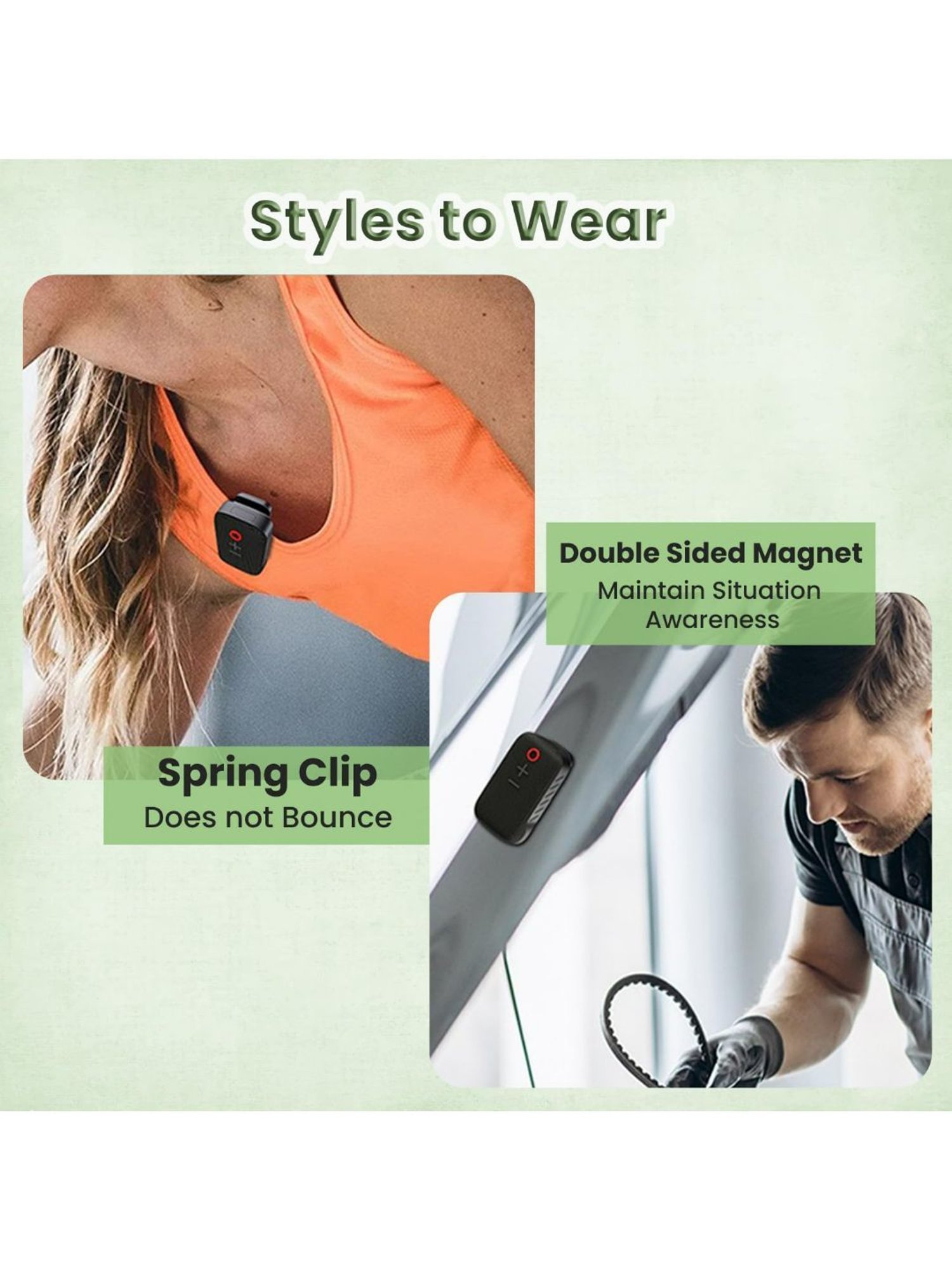 Portronics Talk Three Wearable Bluetooth Speaker with Mic, 10Hours Playtime (Black)