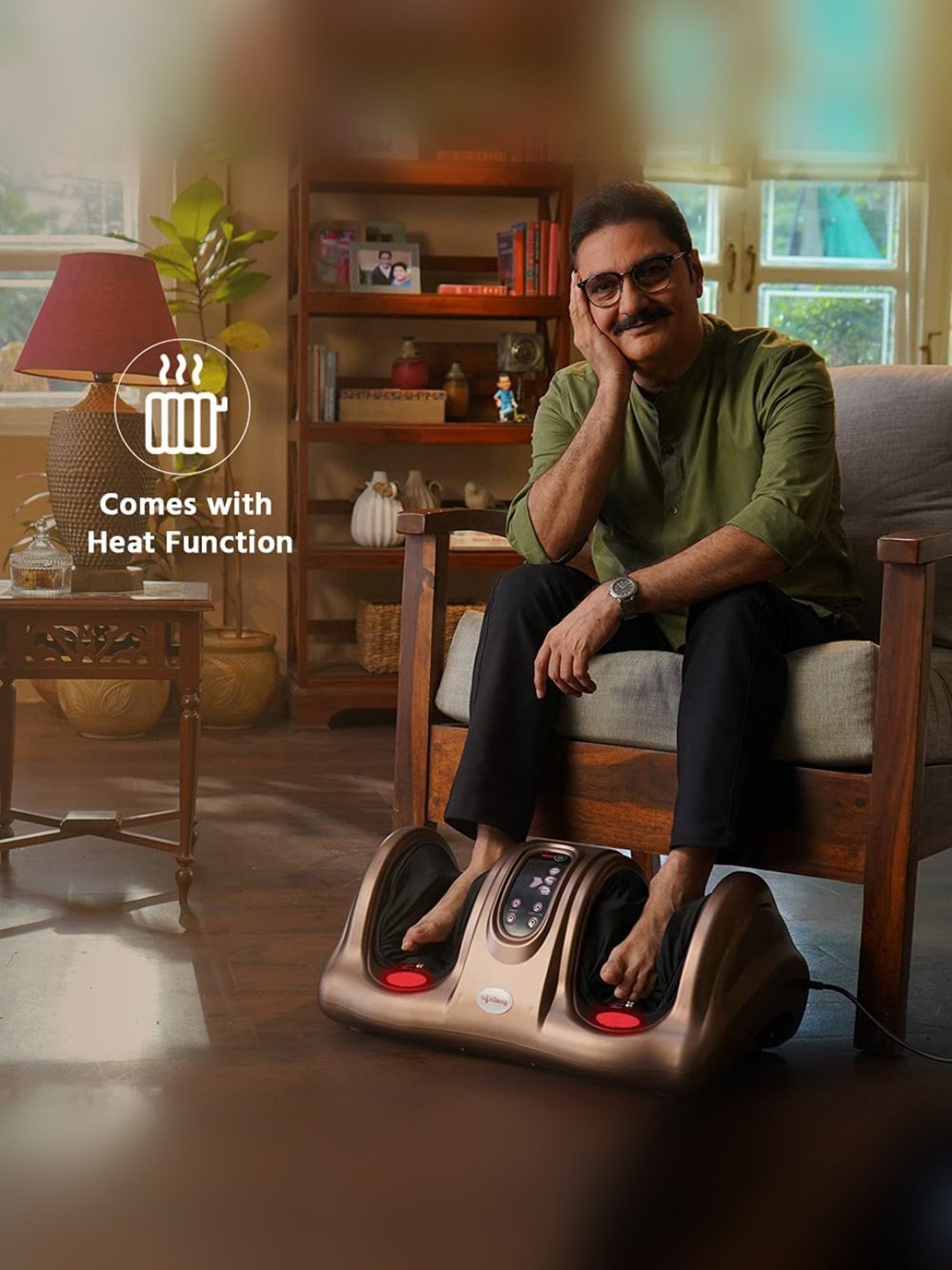 Caresmith Bloom Rose Quartz Gua Sha Face Massage Tool for Women, Battery Powered (Rose Quartz)