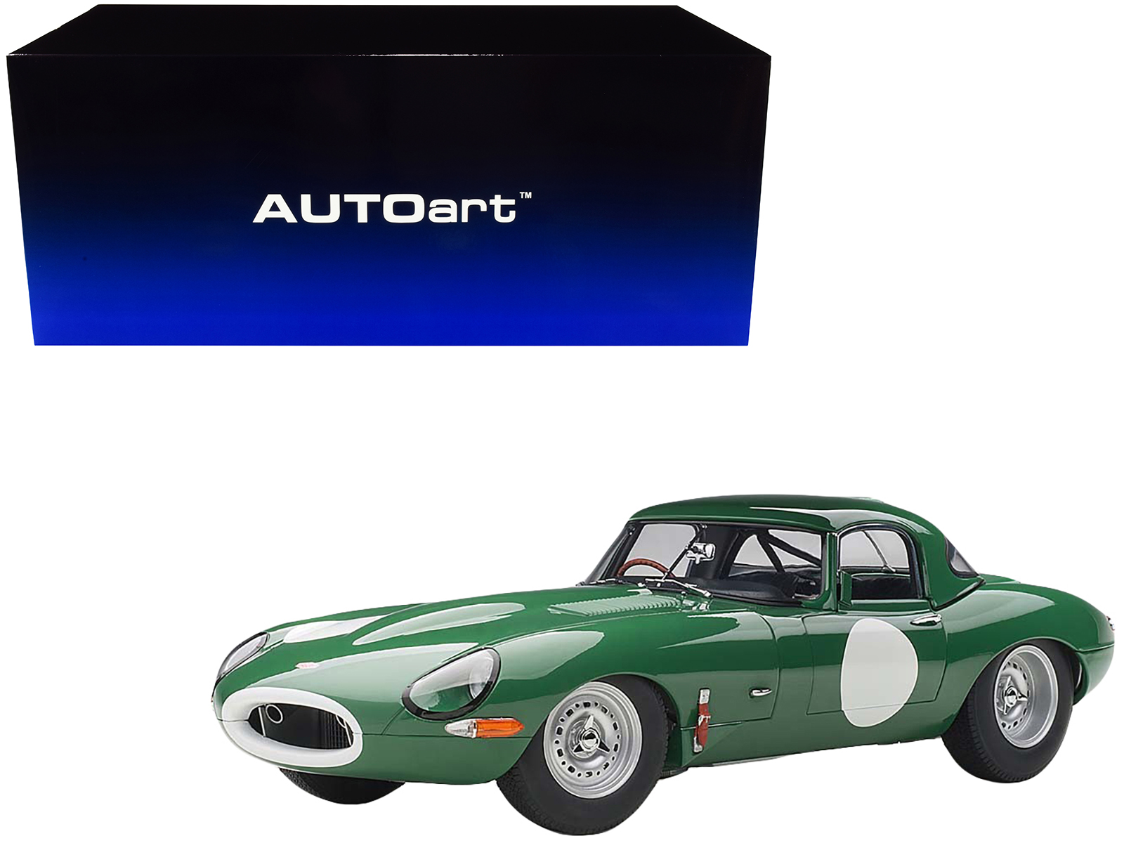 1963 Jaguar Lightweight E-Type #44 "Arkins 86 PJ" 1/18 Diecast Model Car by Paragon