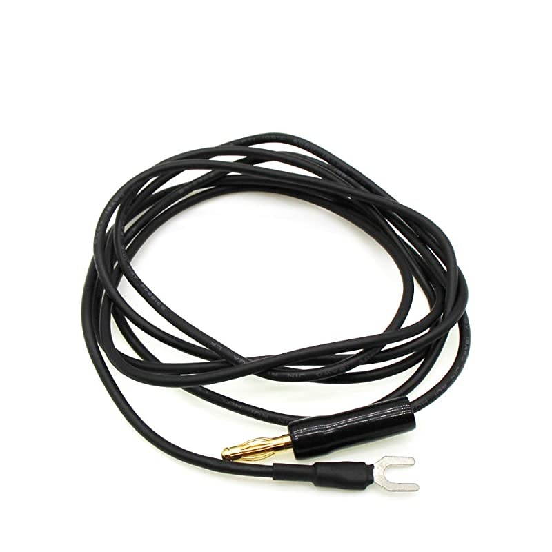 Custom Ground Wire Plug Plated 6 Feet Long for Technics SL- Models B92 B250 B921A Ground Wire Technics Ground Wire Ground