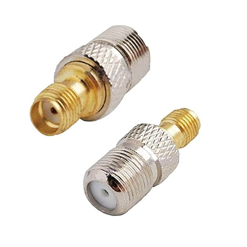 TM 3 Pcs SMA Female to F Female RF coaxial Coax Adapter Connector