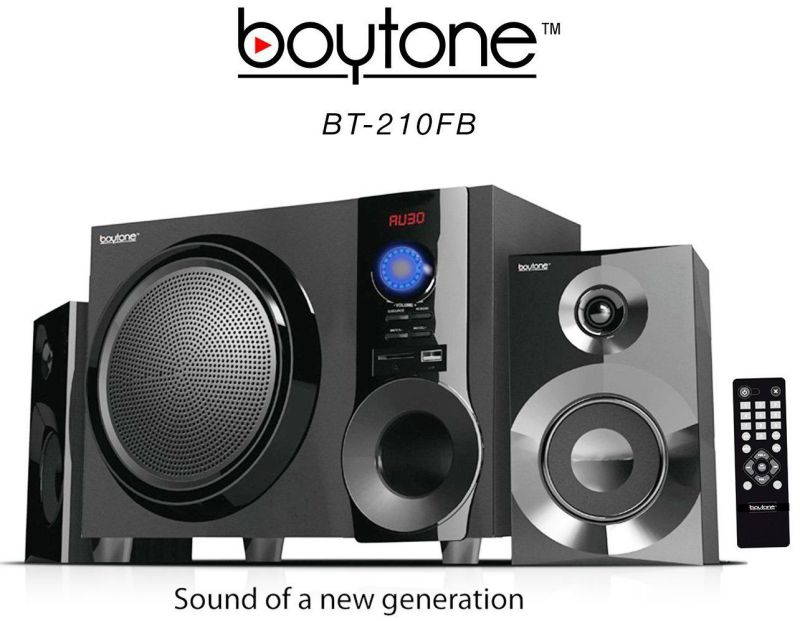 Boytone BT-210FB Wireless Bluetooth Speaker, Powerful Sound, Bass System, Excellent Clear Sound & FM Radio, Remote Contr