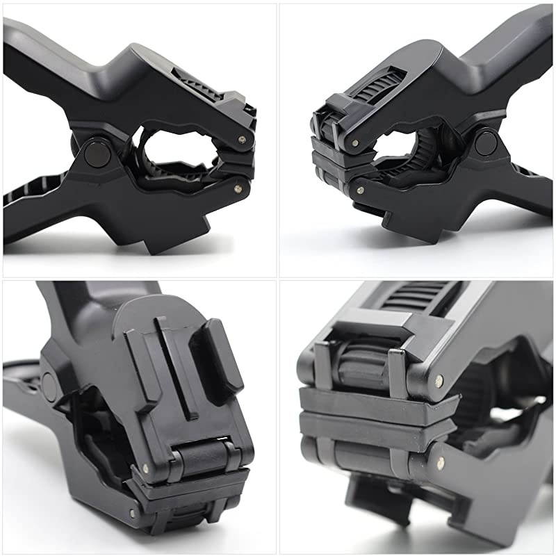 Upgraded  Jaws Flex Clamp Mount with Adjustable Gooseneck 19Section for GoPro Hero 8765 Hero 2018 FusionHero 5 SessionHero SessionHero 43+32 Xiaomi Yi AKASO EK7000 Action Camera