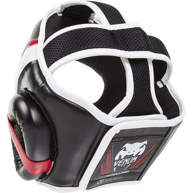 Venum Elite Headgear - Black/Red/Gray