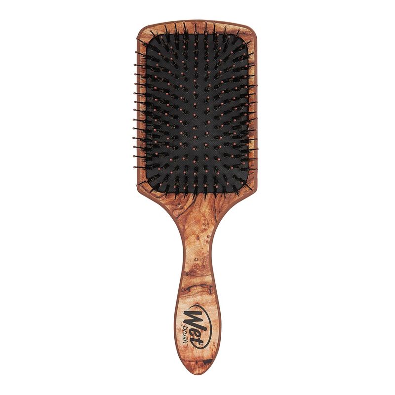 Wet Brush Argan Infused Shine Enhancer Hair Brush - Traditional Wood
