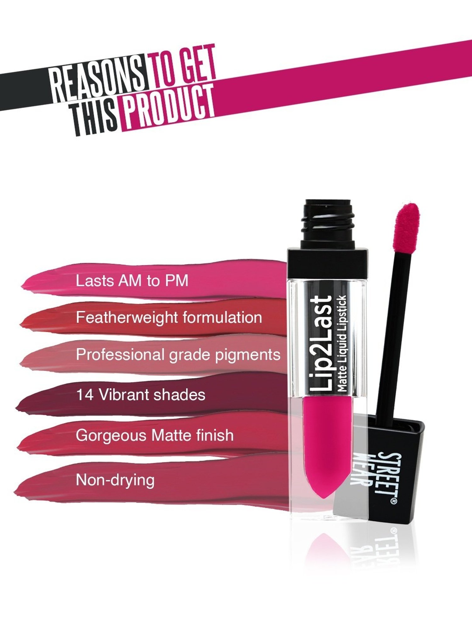 Street Wear Lip2Last Matte Binge Berry - 5 ml