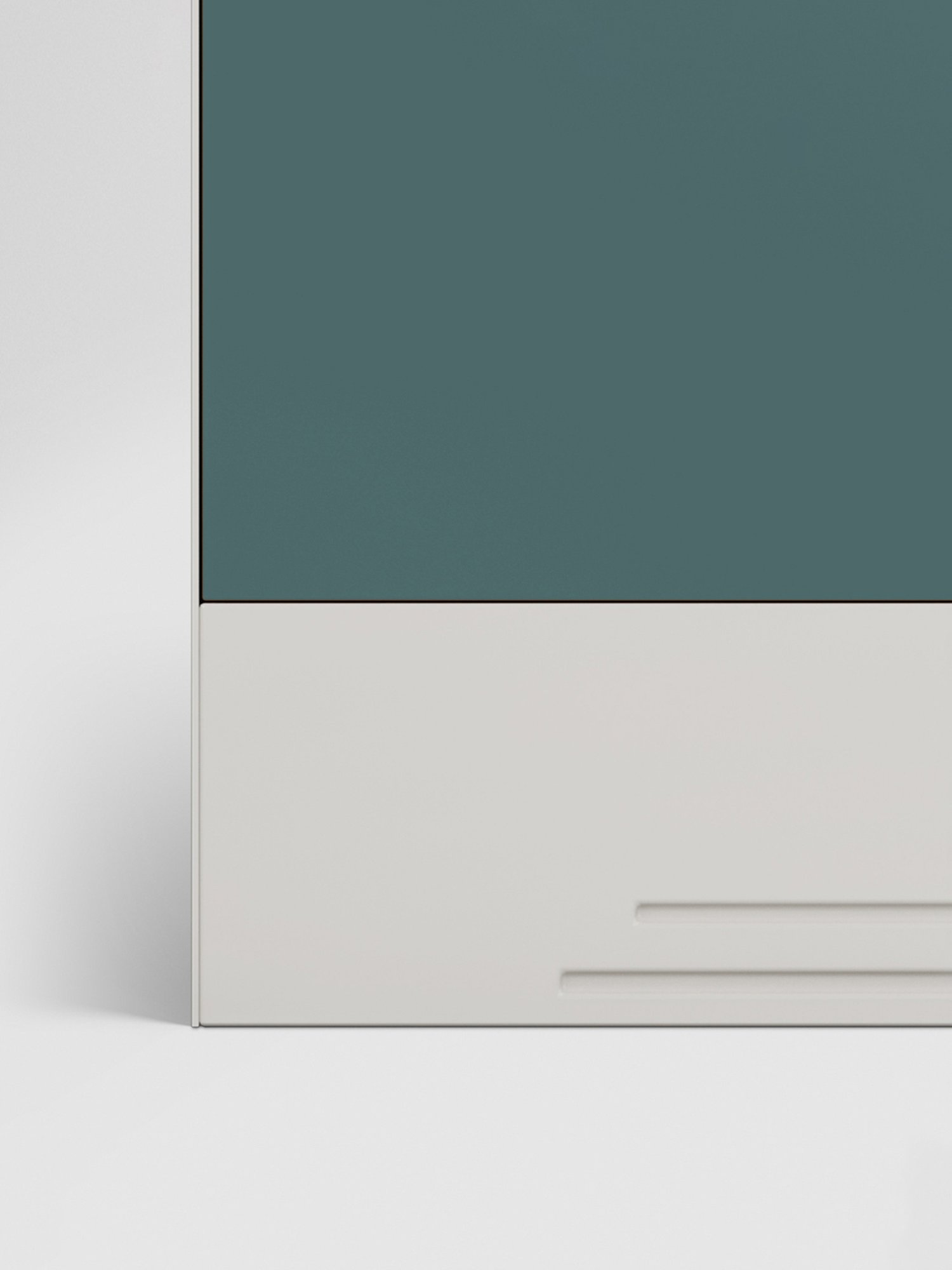 Godrej Interio Slimline 3-Door Steel Almirah, Tex Sea Pine (1-Year Warranty, 1 Locker)