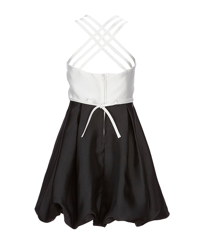 Xtraordinary Big Girls 7-16 Color Block Bubble Hem Dress