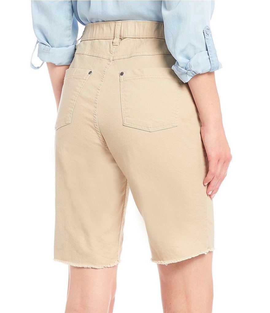 HUE Ultra Soft Denim Bermuda Shorts