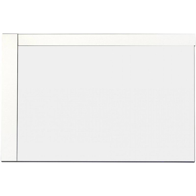 35.5" D1 Modern Plywood Veneer Mirror White - American Imaginations