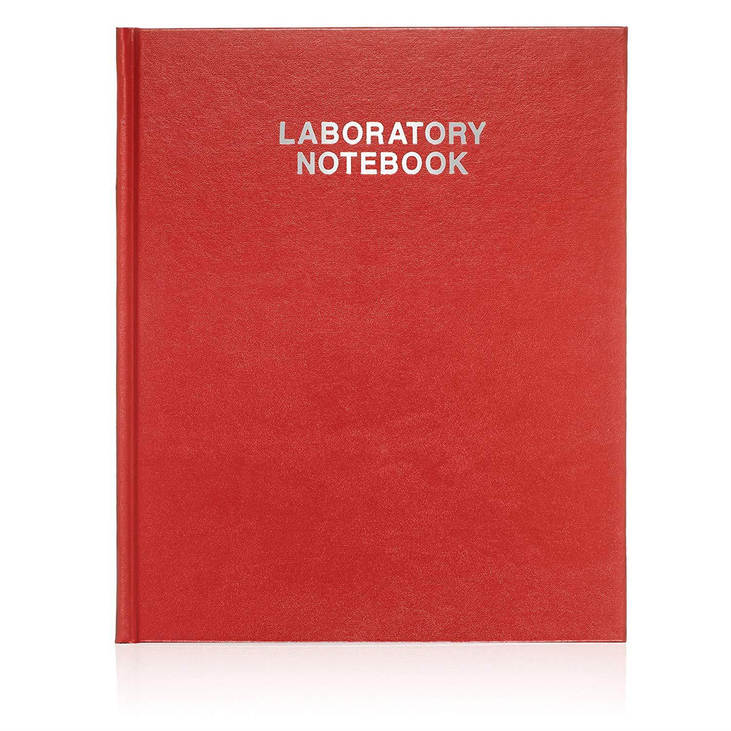 Scientific Notebook Company, Laboratory Notebook, 192 Pages 3001HC Red Hard Cover