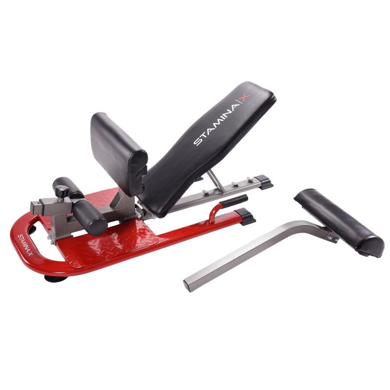 Stamina 4-in-1 Strength Training Station - Red
