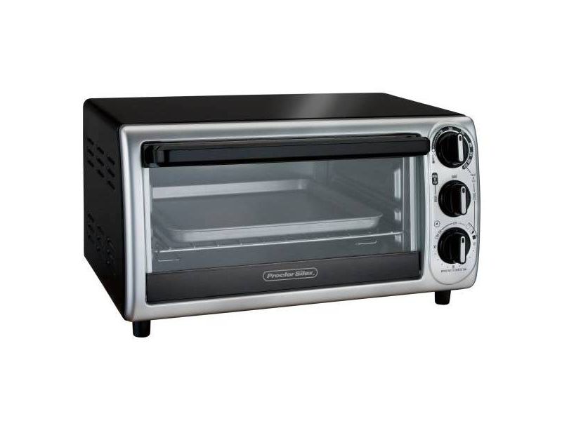 Proctor Silex 4-Slice Toaster Oven - Black
