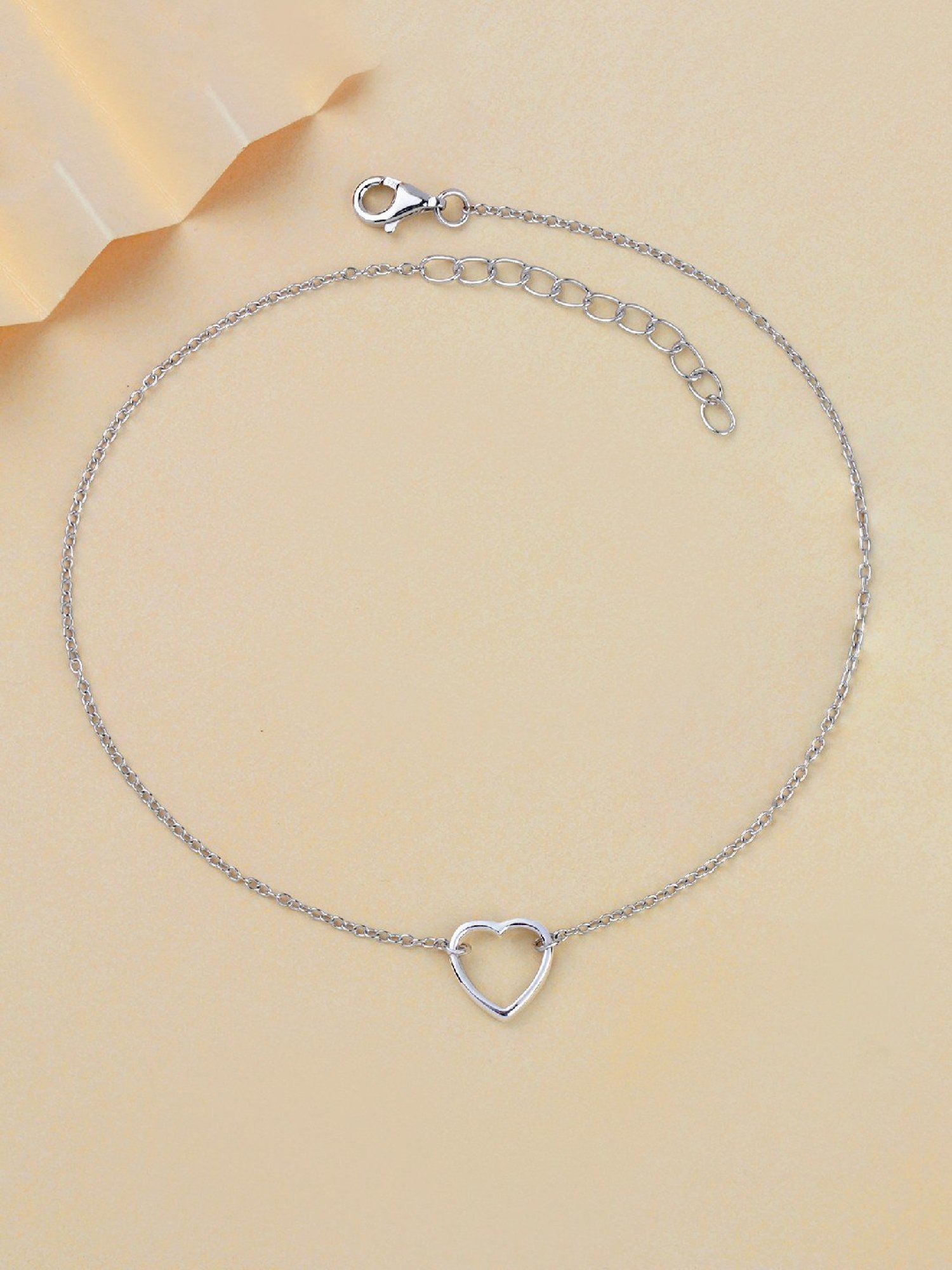 Silberry 92.5 Sterling Silver Isabelle Anklet