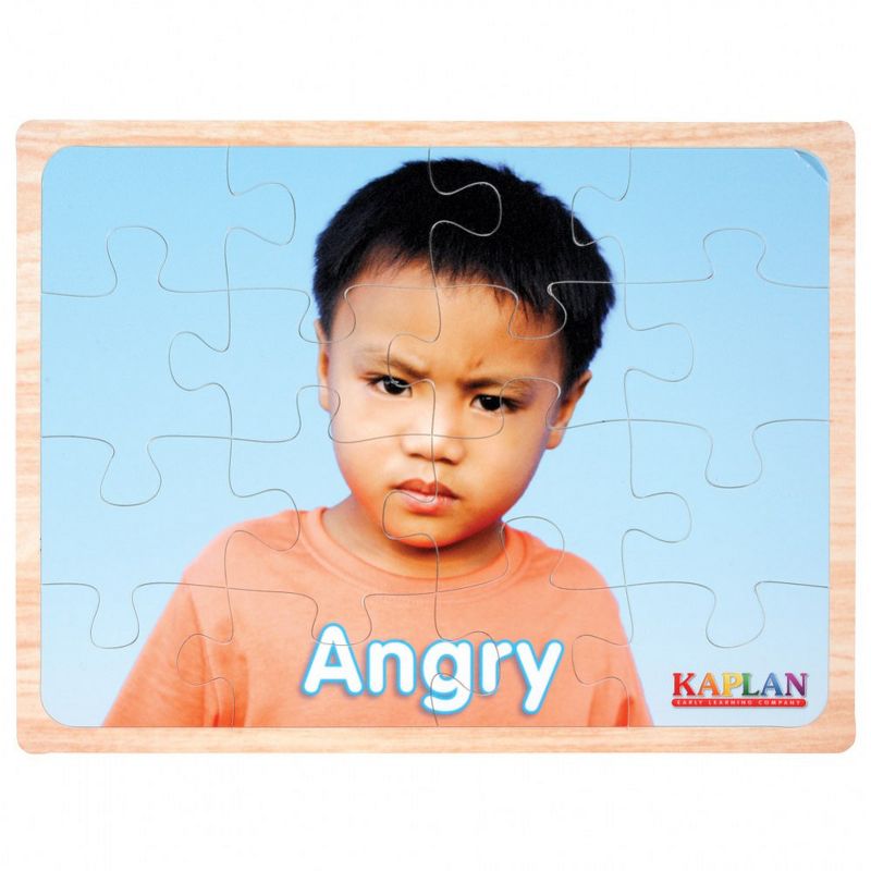 Kaplan Early Learning Photo Real Emotions Puzzles of Children - Set of 8