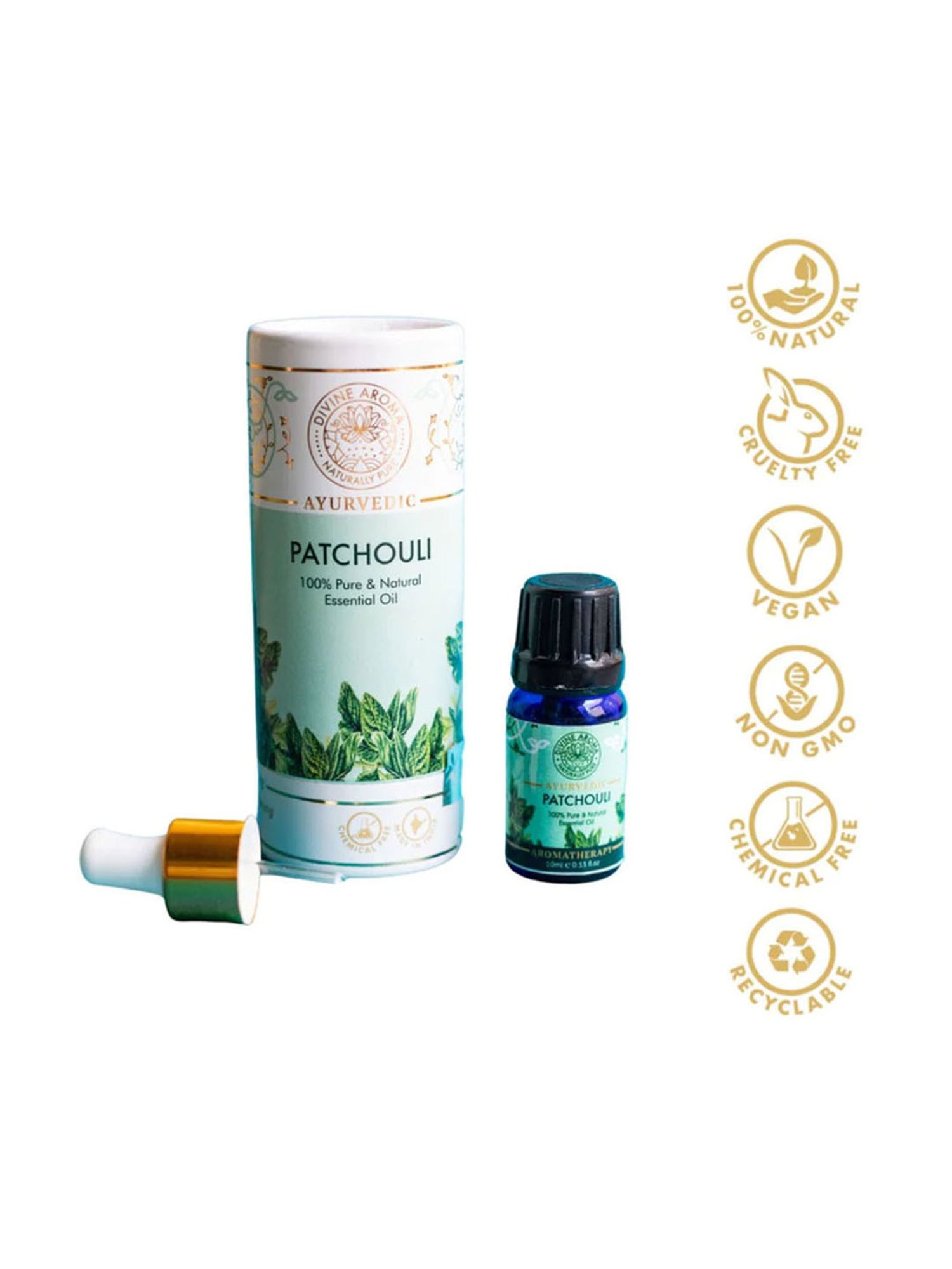 Divine Aroma Patchouli Oil - 10 ml