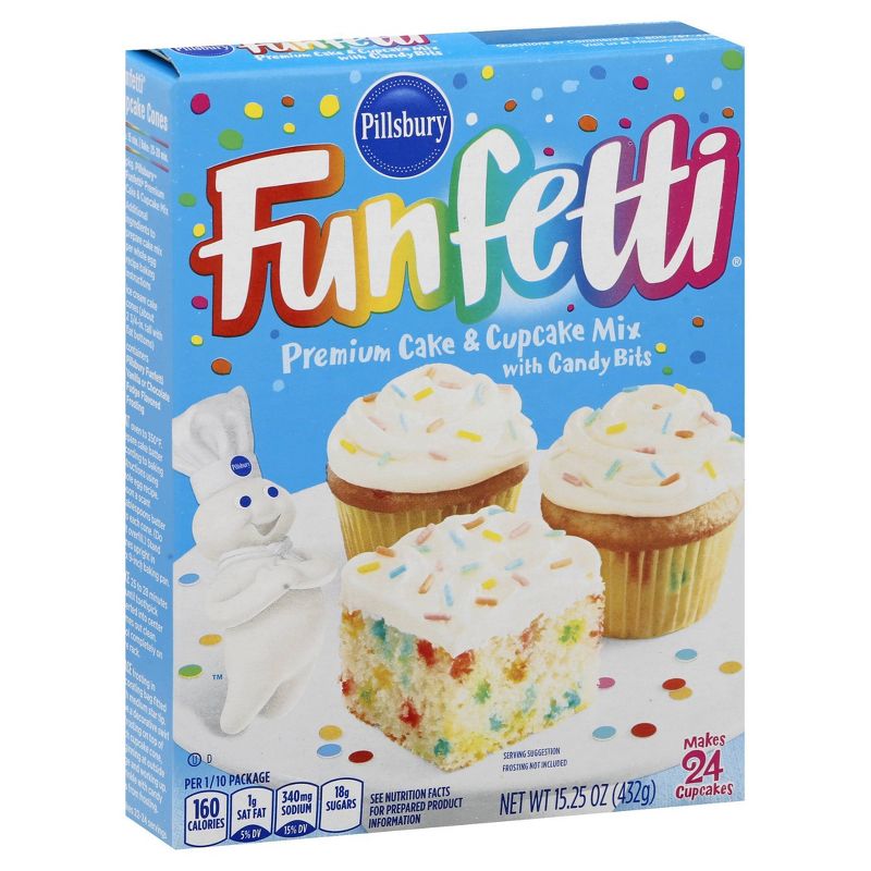 Pillsbury Funfetti Premium Cake & Cupcake Mix - 15.25oz