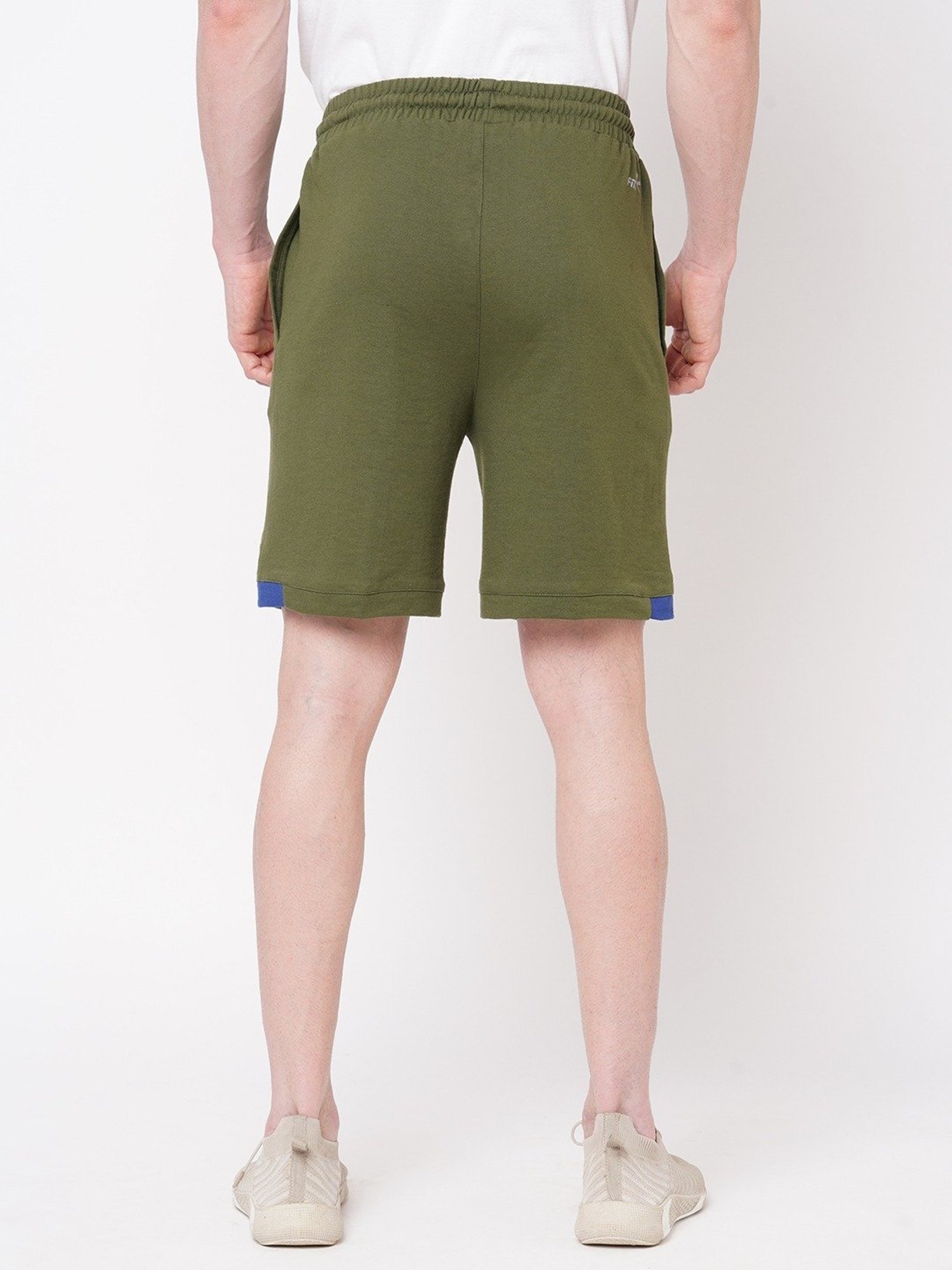 Fitz Olive Slim Fit Shorts
