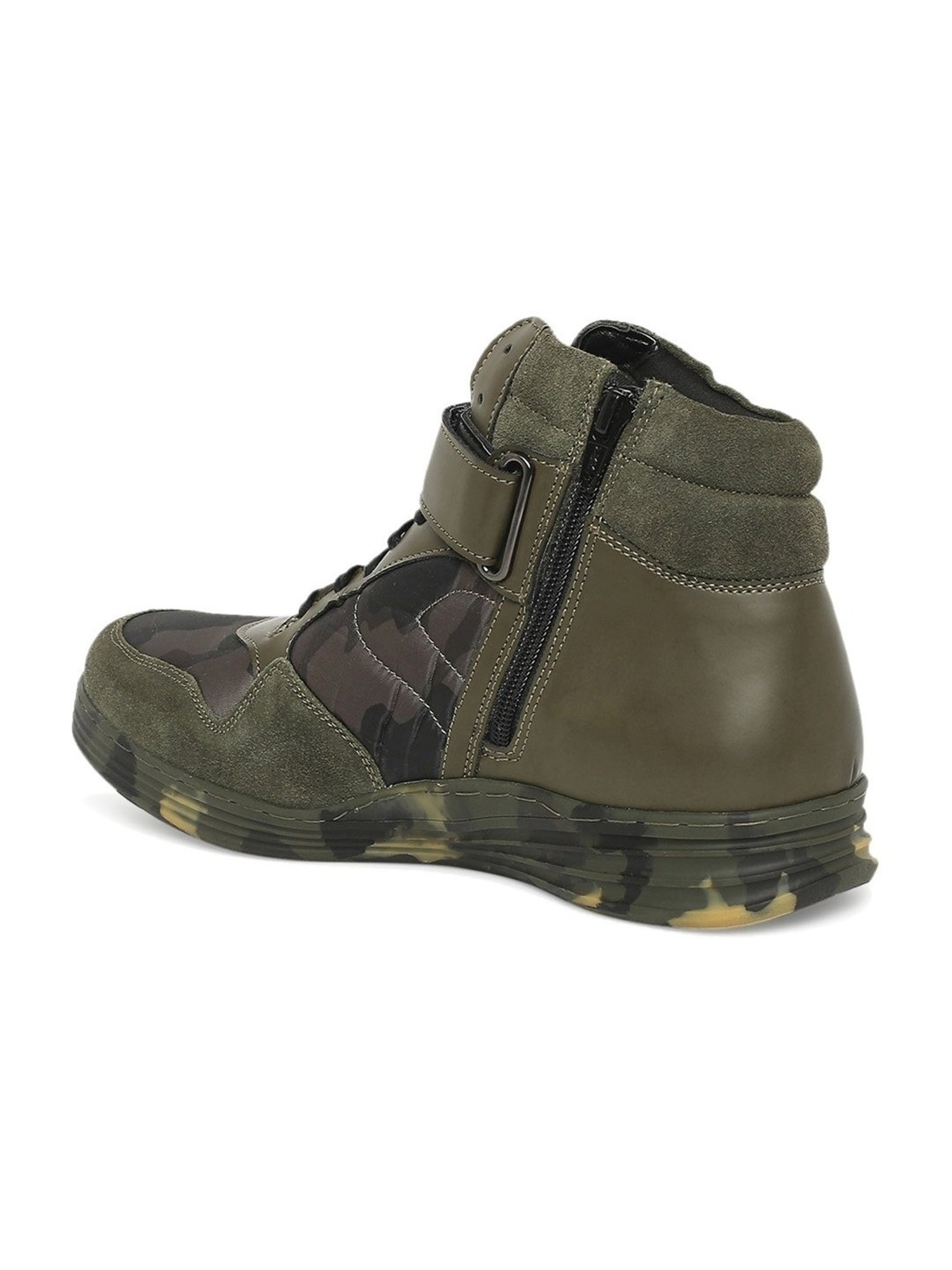 Buckaroo Men's VERONA Olive Derby Boots