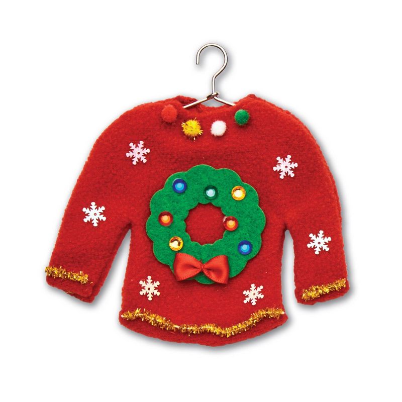 Creativity for Kids Holiday Sweater Ornaments Kit