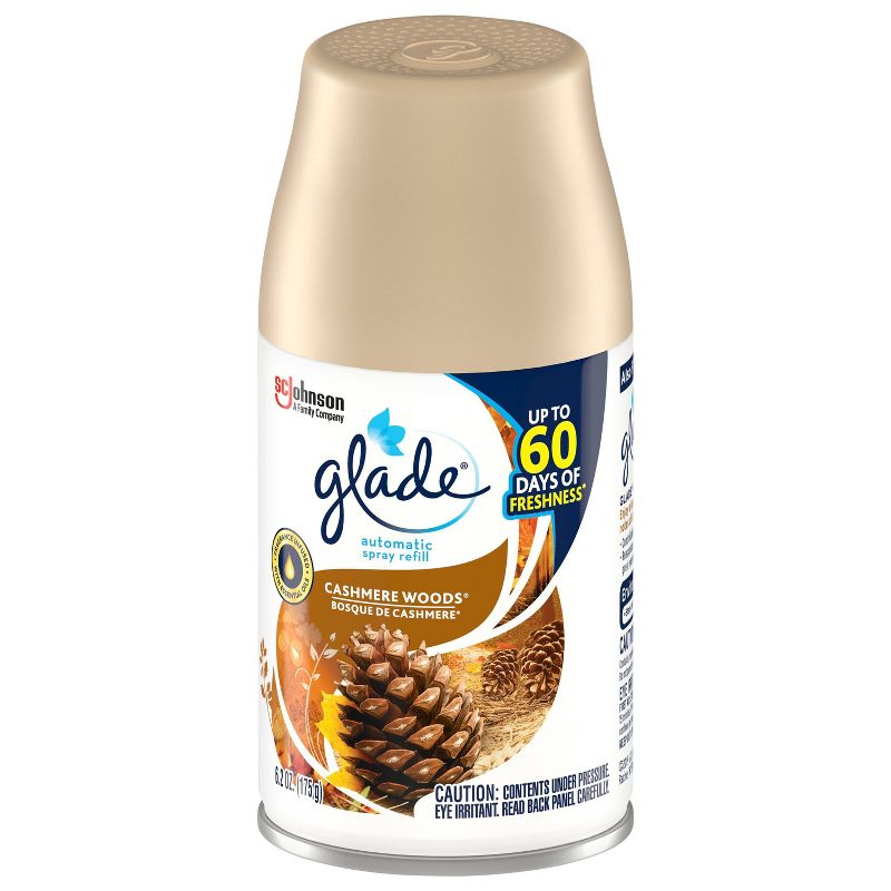 Glade Cashmere Woods Automatic Spray Refill - 6.2oz
