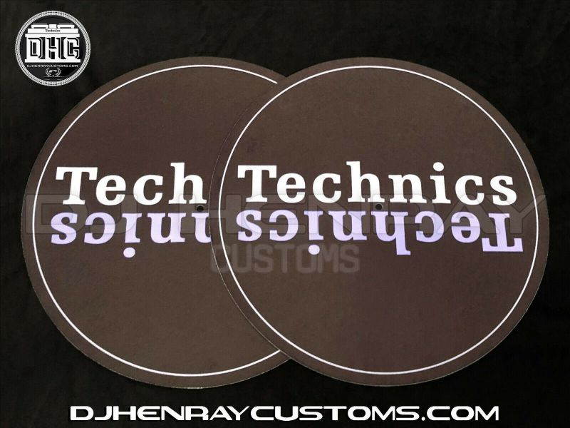 Technics 1200 Black OG Style Dj Slipmats sl1200's mk5 m3d m5g or any turntable